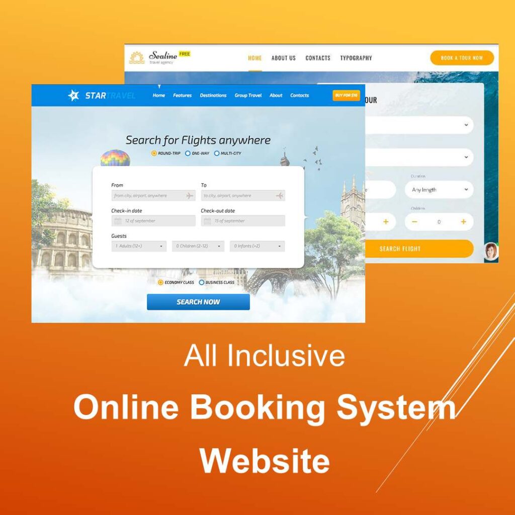 Online Booking System Website - JustSimple ID